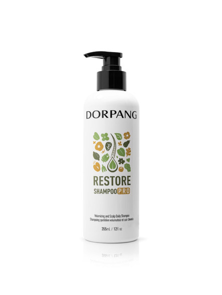 DORPANG Restore Shampoo for Thinning Hair Balance Scalp environment Thicker and Fuller-Looking Hair Paraben Phthalate and Sulfate Free - 355ml (12 fl oz)