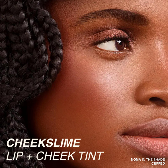 Freck Beauty CHEEKSLIME Lip & Cheek Tint - Liquid Cream Blush High Impact Pigments Blends Seamlessly Dries Down to Natural Flush for All Skin Tones | FIELDING (Soft Rust)