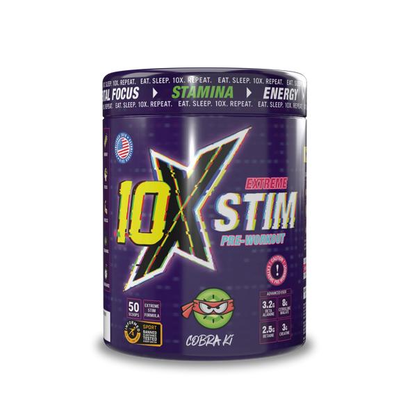 10X Athletic 10X STIM Pre-workout - Cobra Ki - 50 Servings
