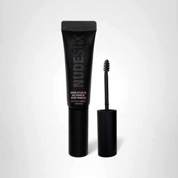 Nudestix Brow Set Gel XL – Long-Wear Eyebrow Gel for Fluffing Thickening & Grooming | Boosts Brow Density by 59% in 4 Weeks | Clean Cruelty-Free