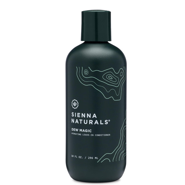 Sienna Naturals - Dew Magic Leave-In Conditioner - Anti Frizz - Lightweight Hydration - Strengthens Softens & Protects w/Baobab & Coconut Oil - Vegan - Great for Curly Hair - 11oz
