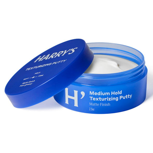 Harry's Texturizing Hair Putty for Men with Malleable Hold with Matte Finish - 2.5 oz - No Parabens or Sulfates - PACKAGING MAY VARY