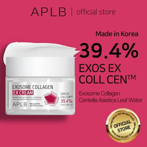 APLB Exosome Collagen EX Cream  EXOS EX COLL CEN 39.4% 1.86 FL.OZ/Korean Skincare Efficient absorption Tightens skin Long lasting hydration Revitalize for gentle and improve skin texture