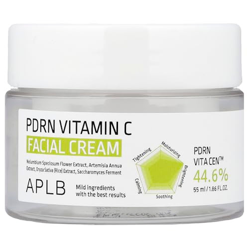 APLB PDRN Vitamin C Facial Cream  PDRN VITA CEN 44.6% 1.86 FL.OZ/Korean Skincare Wrinkle Care Elasticity care Moisturize Revitalize for gentle and improve skin texture