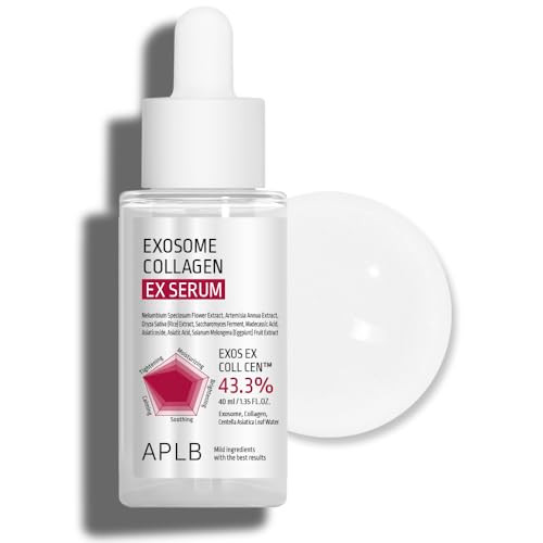 APLB Exosome Collagen EX Serum  EXOS EX COLL CEN 43.3% 1.35 FL.OZ/Korean Skincare Efficient absorption Tightens skin Long lasting hydration Revitalize for gentle and improve skin texture