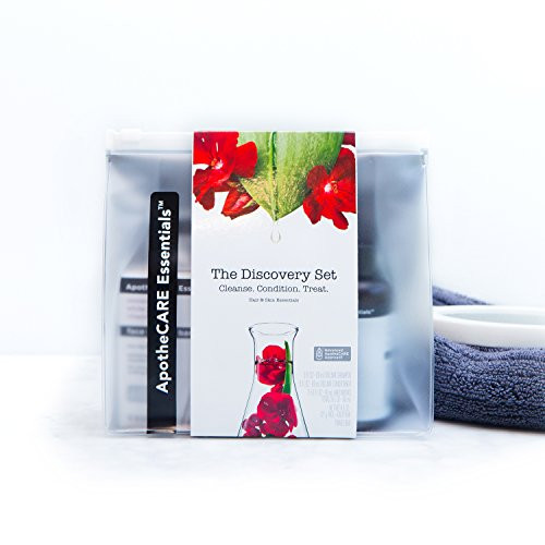 ApotheCARE Essentials  ApotheCARE Essentials Discovery 5 Piece Hair & Body Set: Volume Shampoo + Volume Conditioner + 2x Deep Treatment Hair Masks + BONUS Face & Body Coconut Milk Soap Bar 5 count