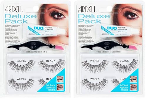 Ardell Deluxe Pack Wispies with Applicator #68947 0.07 Pound
