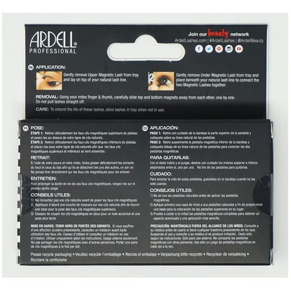 Ardell Magnetic Lashes Accents 002 2 pair Black 1 Count)