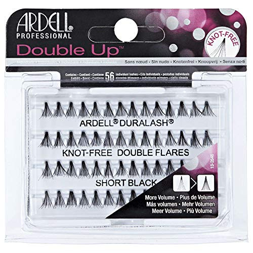 Ardell Double Individuals Knot  Double Flares Black Short (3 Pack)