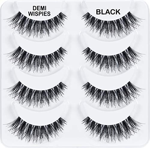 Ardell Professional Natural Multipack - Demi Wispies Black by Ardell Pack of 3