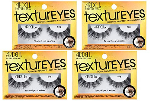 Ardell TexturEyes False Strip Lashes #578 4 Pack