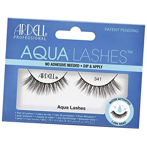 Ardell Aqua False Strip Lashes 344 Water Activated Fake Lashes No Lash Glue Required 4 Pack