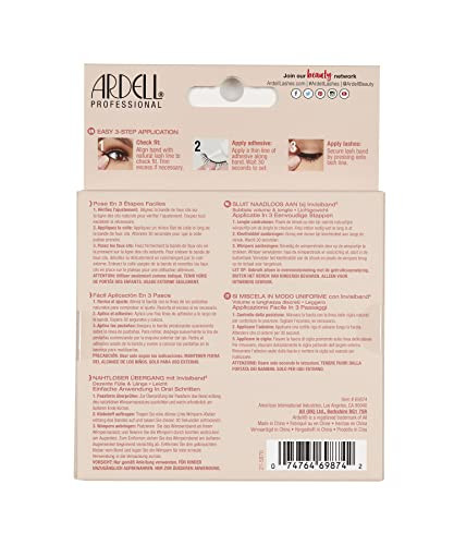 Ardell Strip Lashes  Lashes #424 4 Pairs x 1-Pack (Pack of 2)