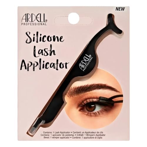 Ardell Pre-Mapped Lash Applicator Tool Lash Tweezers - 40° Curved Eyelash Tweezers for Precision and Comfort Easy Application