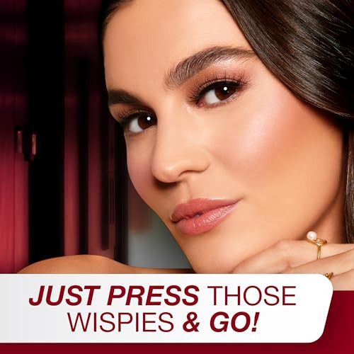 Ardell Press On Lashes Wispies Self Adhesive Eyelashes - Natural Look Faux Mink False Lashes No Glue Eyelashes 1 Pack