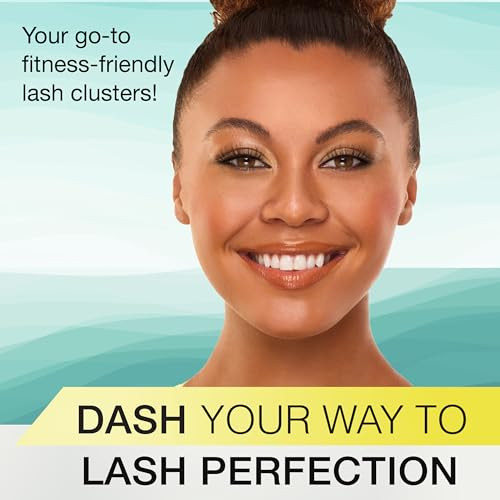 Ardell Active Lash Clusters Dash - Waterproof DIY Eyelash Extensions Multi-Length Individual Lashes Reusable False Eyelashes 1 Pack