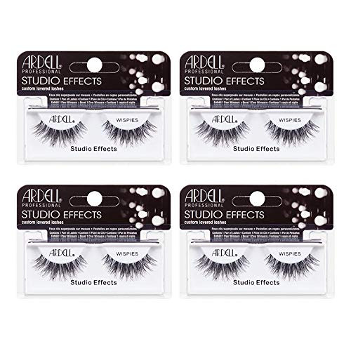 Ardell Studio Effects False Eyelashes 232 - Dramatic Volume Lash Strips Perfect Lashes for Special Occasions and Everyday Glam 4 Pack