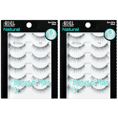 Ardell False Eyelashes Natural 110 Black 1 pack (5 pairs per pack)