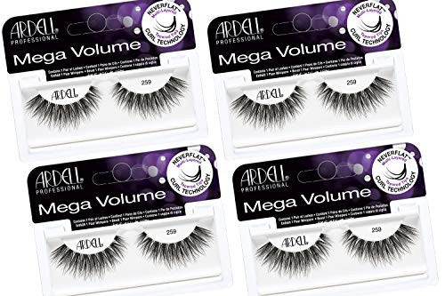 Ardell Mega Volume Lash 257 Multi-Layered False Lashes with Curl Technology 4 pairs