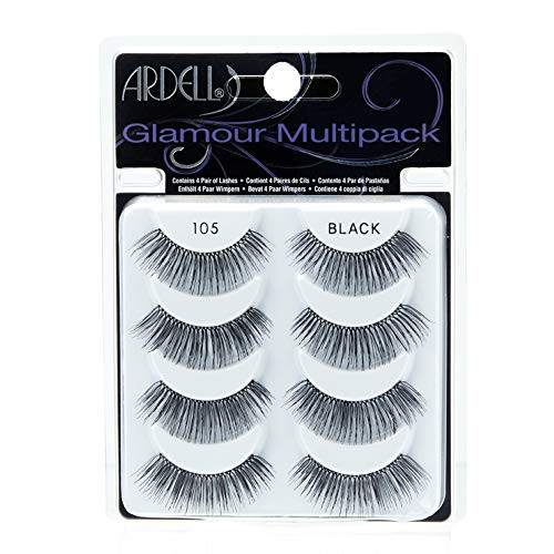 Ardell Multipack 105 False Lashes Glamour Fake Eyelash 1 pack x 4 pairs