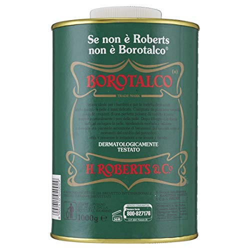 Borotalco Robert's Body Powder Family Size - Talcum 1000 g/1kg 35 oz.