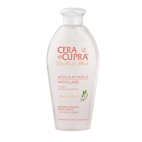 CERA DI CUPRA - Micellar Water - Gentle Cleansing and Makeup Removal - Antioxidant Shield for Skin Protection - Nourishing Micellar Solution (200 ml)