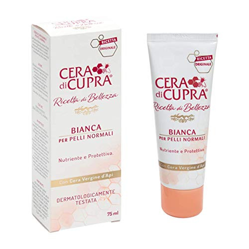 Cera di Cupra "Bianca per Pelli Normali" Cream for Normal Skin Anti-age Formula - 2.5 Fluid Ounces (75ml) Tube [ Italian Import ]