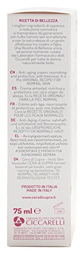 Cera di Cupra "Bianca per Pelli Normali" Cream for Normal Skin Anti-age Formula - 2.5 Fluid Ounces (75ml) Tubes (Pack of 3) [ Italian Import ]