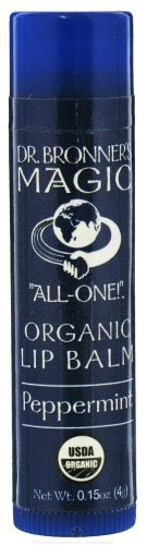 Dr. Bronner's & Sun Dog's Magic Body Care Organic Lip Balms Peppermint 0.15 oz. (Pack of 5)
