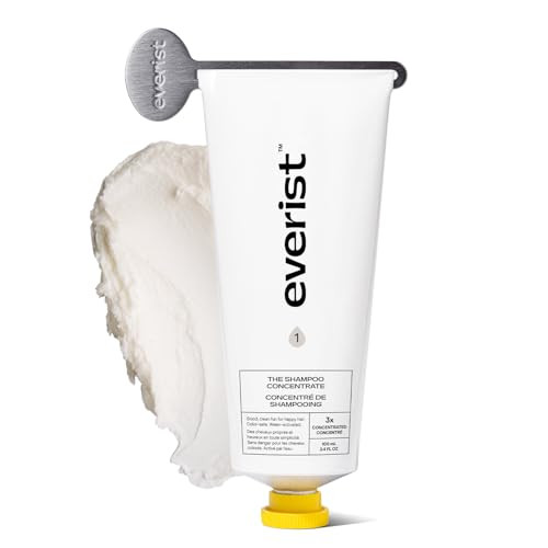 Everist The Shampoo Concentrate – Waterless Bond-Repair Cream Shampoo for All Hair Types – Glycerin & Aloe Hydration with Rosemary & Peppermint – Plant-Based Vegan Color-Safe - 3.4 fl oz