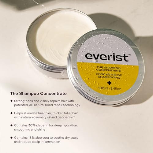 Everist The Hair Hydration & Skin Smoothing Essentials Tins: Shampoo Concentrate Tin Deep Conditioning Concentrate Tin Exfoliationg Body Wash Tin Exfoliating Konjac Sponge and Quick-Dry Hair Towel