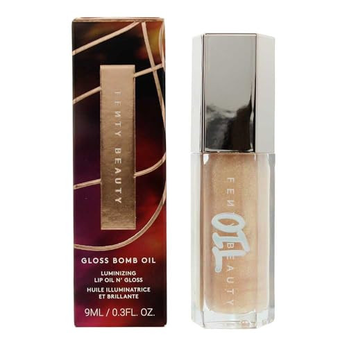 FENTY BEAUTY Gloss Bomb Luminizing Lip Oil N Gloss - 05 Frosted Bunz by Fenty Beauty for Women - 0.3 oz Lip Gloss