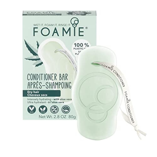 Foamie Natural Hair Conditioner Bar Soap- Volume Conditioner for Fine Hair Solid Conditioner for Men & Women Cruelty Paraben & Sulfate  Vegan & Plastic  Packaging