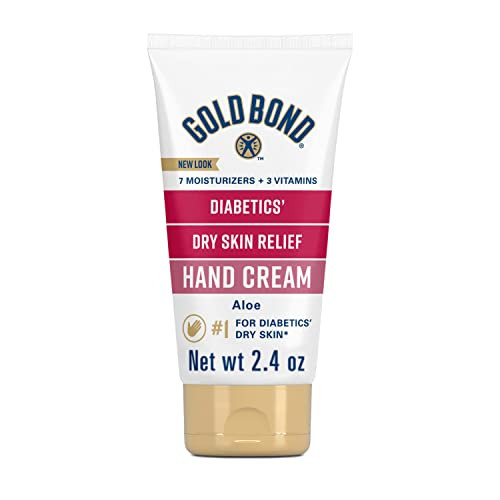 Gold Bond Diabetics' Dry Skin Relief Hand Cream 2.4 oz. With Aloe to Moisturize & Soothe