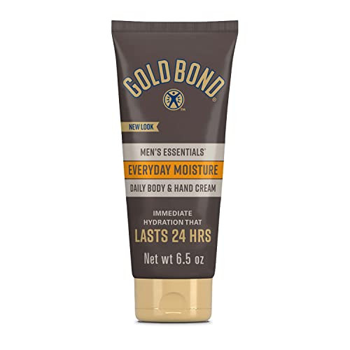 Gold Bond Men's Essentials Everyday Moisture Daily Body & Hand Cream 6.5 oz. With Vitamin C