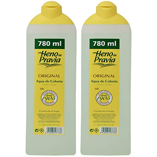 Heno de Pravia Original Agua De Colonia 26.4 fl oz (Pack of 2)