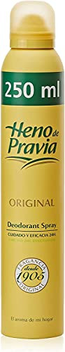 Heno de Pravia Deodorant Spray (Pack of 3) Original Scent 6.8 Fl Oz Each