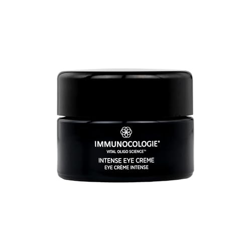 IMMUNOCOLOGIE Intense Eye Crème - Anti-Aging Under Eye Cream to Reduce Puffiness Dark Circles and Fine Lines with Resveratrol-Rich African Wild Grape Extract - 0.5 oz/15 ml