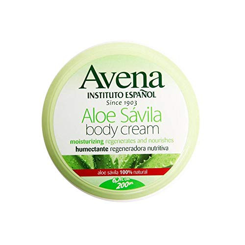Instituto Español Avena Aloe Savila Body Cream.. Moisturizing Regenerates Nourishing. 6.7 oz... amtc by Instituto Espanol