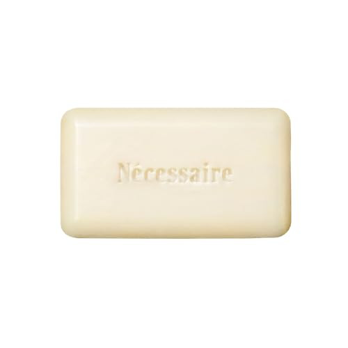 Nécessaire The Body Exfoliant Bar. 2% Physical Exfoliant. 5 Ceramides. Niacinamide. Smooth KP Rough Patches Ingrown Hairs. Fragrance-. 140 g / 5 oz