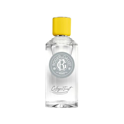 ROGER & GALLET Eau de Cologne Cologne Twist - Sicilian & Calabrian Citrus Blend & White Woods - Long-Lasting Masculine Fragrance - Perfect Valentine's  - Elegant Men's Cologne - 100 ml