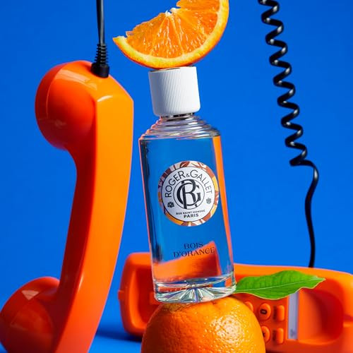 ROGER & GALLET Roger&Gallet Beneficial Women Perfume 100 ml - Regressive & Reassuring Fragrance - Parfum Femme with Juicy Citrus Natural Orange Essence - Perfumes for Women - Energizing Properties - Bois d'Orange