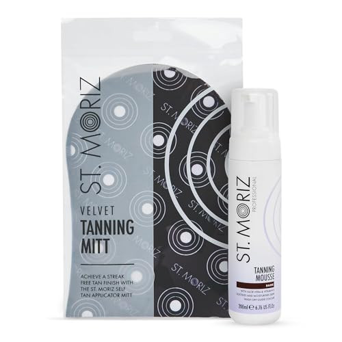 ST. MORIZ Professional Clear Medium to Dark Self Tanner Mousse