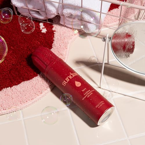 sundae Exfoliating Whipped Shower Foam Berry Foaming Body Wash 8.9 fl oz 265ml