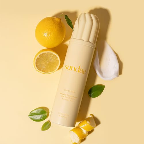 sundae Whipped Shower Foam Lemon Zest Foaming Body Wash 8.9 fl oz 265ml
