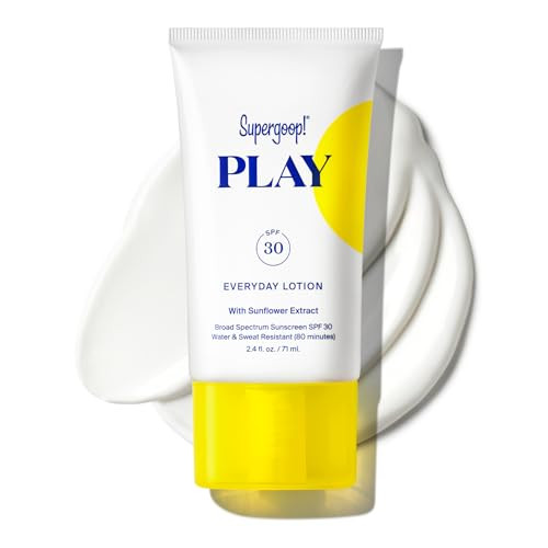 Supergoop PLAY Everyday SPF 30 Lotion 5.5 oz - Broad Spectrum Sunscreen - Water & Sweat Resistant Body & Face Sunscreen - Great for Active Days