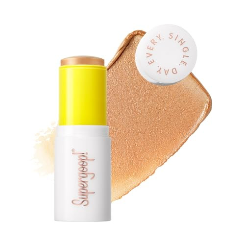 Supergoop Glowscreen Sunlighter Glow & Protect Stick SPF 45 - Sunrise - 0.35 oz - Sheer Sunkissed Finish - Doubles as a Highlighter