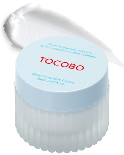 TOCOBO] Multi Ceramide Cream 1.7 Fl oz / 50ml  Moisture cream Ceramide moisturizer Korean Skin Care Natural Ingredients Sensitive Skin  Cruelty  Korean Vegan Cream mother's day