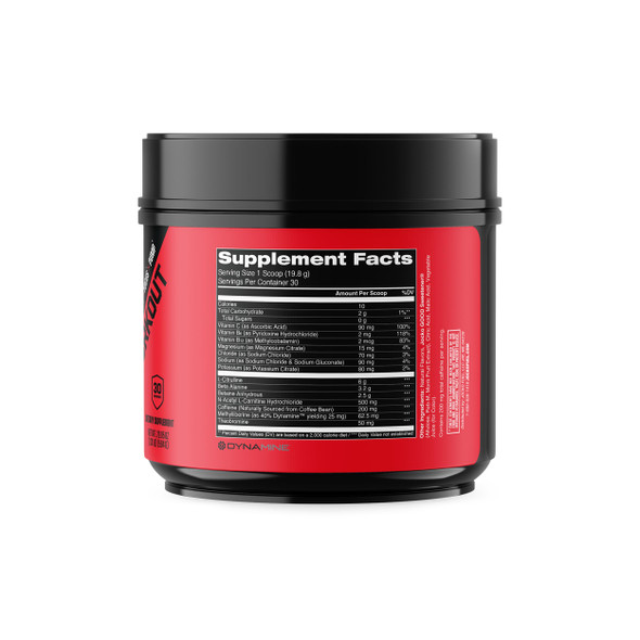 Jocko Fuel Pre Workout for Men & Women - High Stim Low Sugar Blend with Beta Alanine + L-Citrulline, Support Muscle Pump, Energy, & Recovery, 200mg of Caffeine Fruit Punch, 30 Servings 1.31lbs (594 G)
