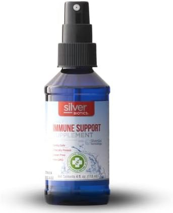 American Biotech Labs Silver Biotics Advanced Silver Technology Silversol Ag‚„O‚„ 10 Ppm Immune Support Biohacking Immune Building Natural Support 32 Fl Oz